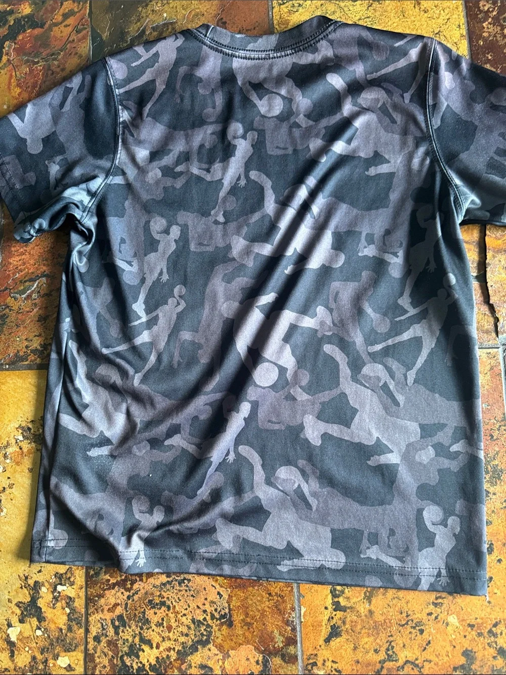 NBA Black & Gray Camo Short-Sleeve Tee (1014)